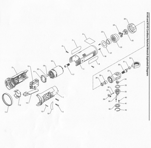 Part Location Diagram of R140-27 Ingersoll Rand Coupling Nut